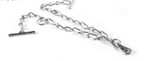 Çift Zincir Parçası Yay Kancalı