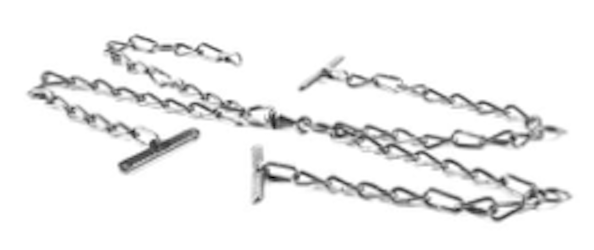 İnek Zinciri Çift Uzatmalı Dönerli